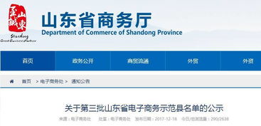 德州再添电商新星 某县跻身省级示范，双十一交易额突破三千万